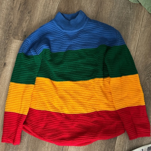 UNIF - Colorblock Striped Sweater - Picture 1 of 3